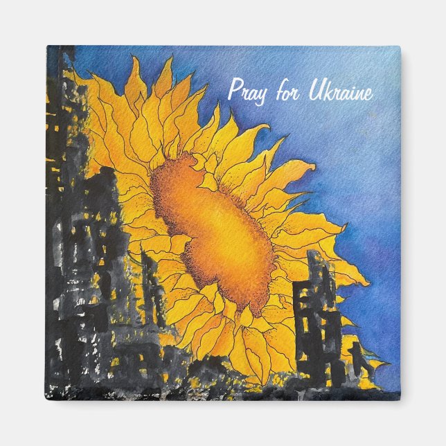 Pray for Ukraine Magnet (Front)