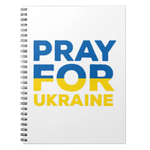 Pray For Ukraine Notebook
