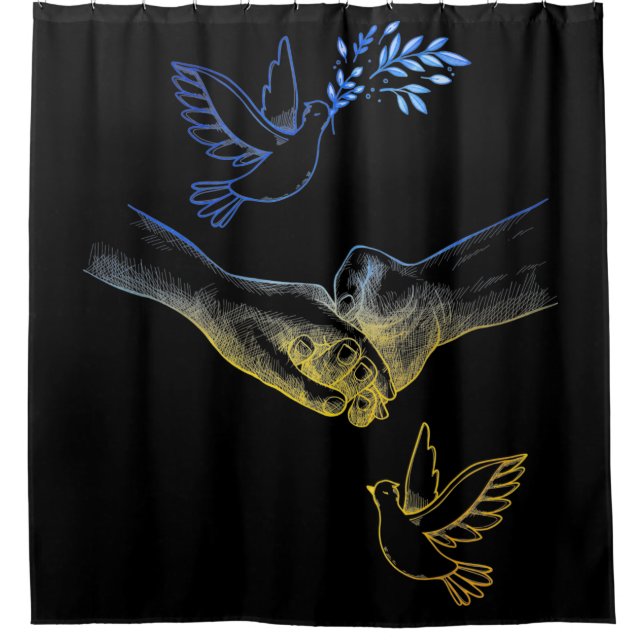 Pray For Ukraine, Realistic Couple Holding Hands 2 (Front)