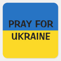 Pray for Ukraine sticker