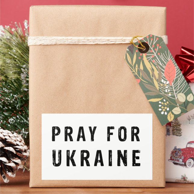 Pray for Ukraine Sticker (Holiday)
