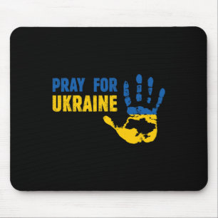 Pray For Ukraine - Support Ukrainian Women Men Mouse Pad