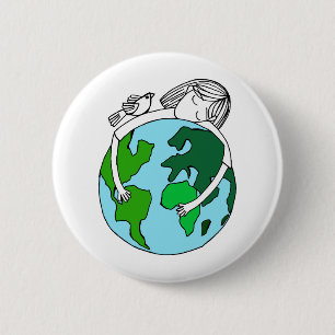 Pray For World Peace 2 Inch Round Button