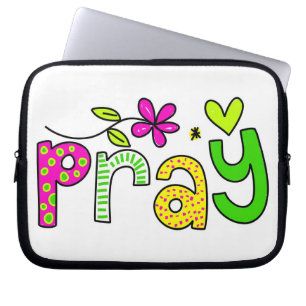 Pray Laptop Sleeve