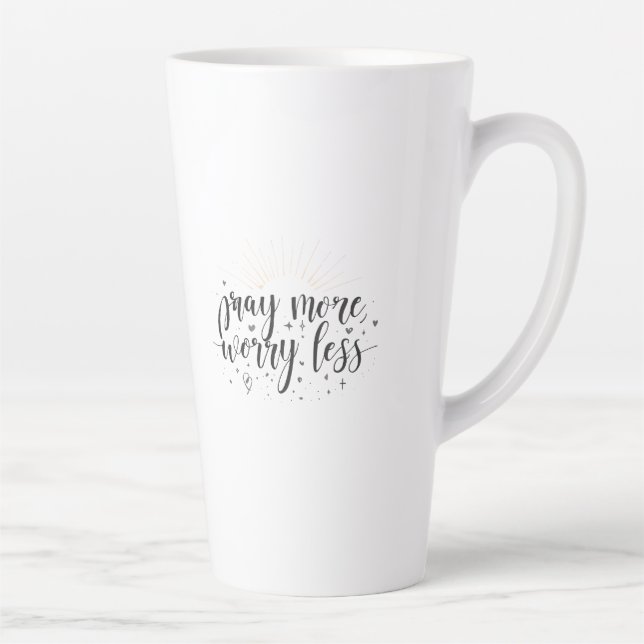 Pray More Worry Less Mug (Right)