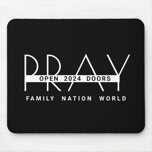 Pray Open Doors 2024 Mouse Pad (Front)