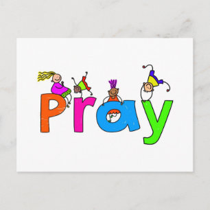 Pray Postcard
