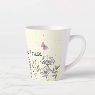 "Pray, Release, Trust" Mug Design