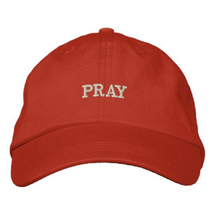 Pray Religious Prayer Inspirational Embroidered Hat