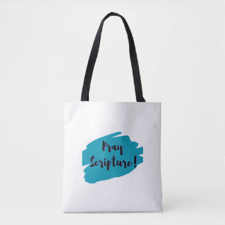 Pray Scripture Totebag Tote Bag