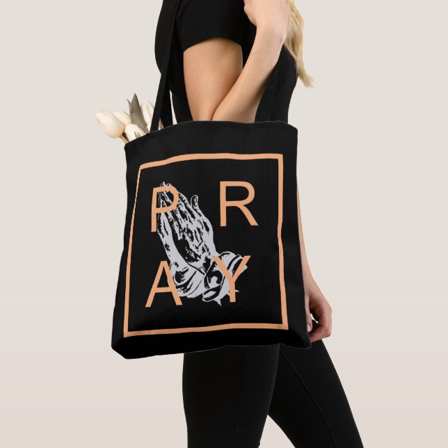PRAY TOTE BAG (Close Up)