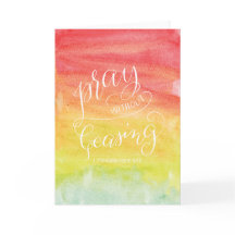 Pray Without Ceasing Greeting Card