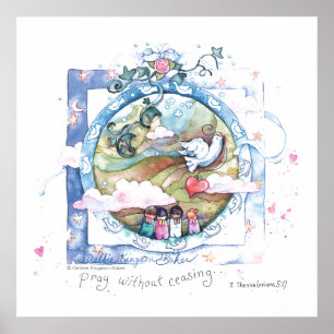 Pray without ceasing poster