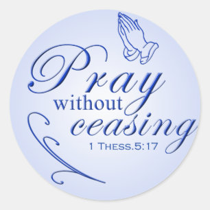 Pray without ceasing stickers