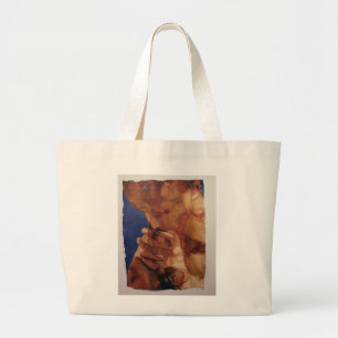 Prayer 1981 large tote bag