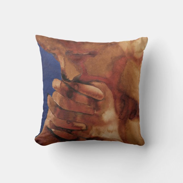 Prayer 1981 throw pillow (Front)