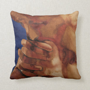 Prayer 1981 throw pillow