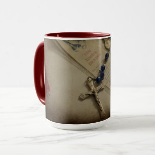 Prayer and Rosary Mug