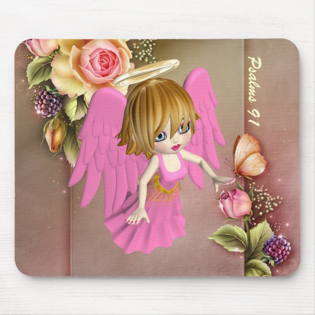 Prayer Angel#3  Mousepad (Front)