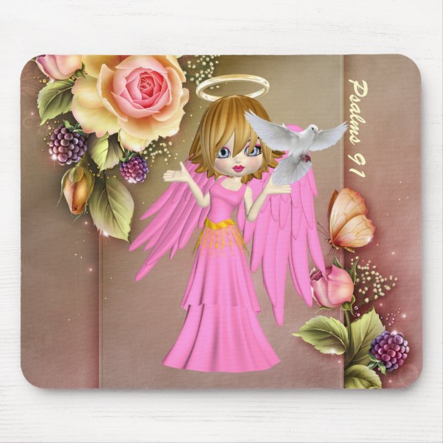 Prayer Angel#4  Mousepad (Front)