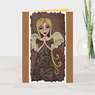 Prayer Angel - greeting card