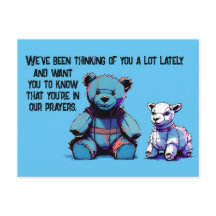 Prayer-Bear postcard