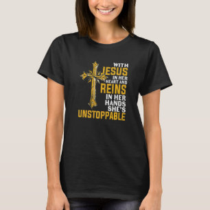 prayer bible Verse religious jesus in her heart T-Shirt