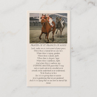 Prayer by St. Francis of Assisi Sympathy Card