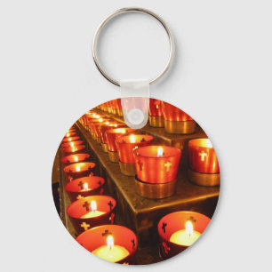 Prayer Candles Keychain