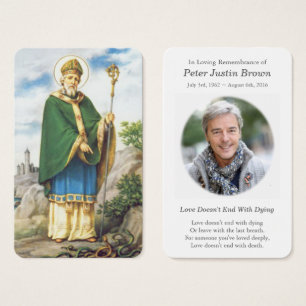 Prayer Card Funeral   Glorious St Patrick