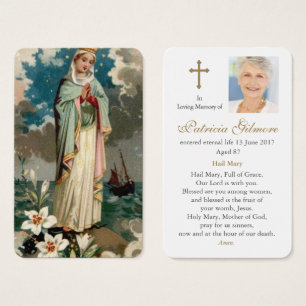 Prayer Card Funeral   Stella Maris