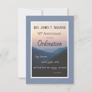 Prayer Card Name 50th Ordination Anniversary