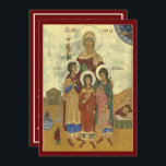 prayer card of Saints Sophia, Faith, Hope, Love<br><div class="desc">prayer card of Saint Sophia and her daughters Faith, Hope, Love of Rome Thank you for your support of the Convent of St. Mary Magdalene, an Orthodox women's monastery in Pass Christian, Mississippi. www.convent-stmarym.org Please use our referral link on our website so we earn a few additional pennies at no...</div>