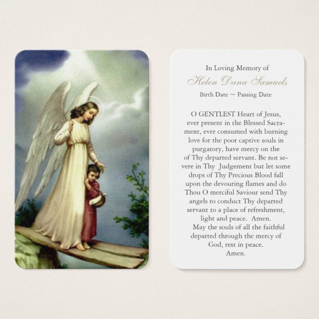 Prayer Cards | Arch Angel Michael (Front & Back)