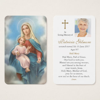 Prayer Cards | Our Lady Of The Holy Rosary