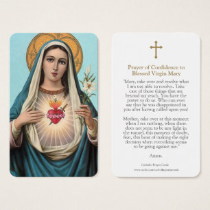 Prayer Cards   Sacred Heart 1