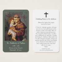 Prayer Cards | St Anthony 02