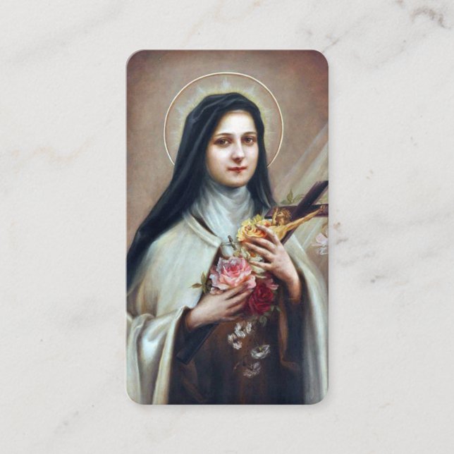 Prayer Cards | Thérèse aux Roses (Front)
