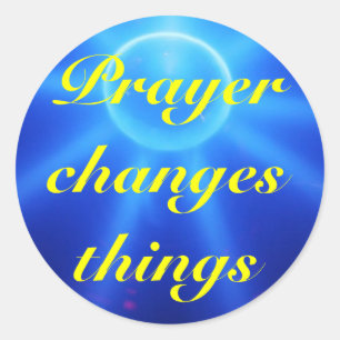 Prayer changes stickers
