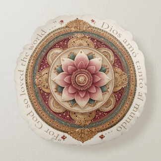 Prayer Cushion, Round Pillow