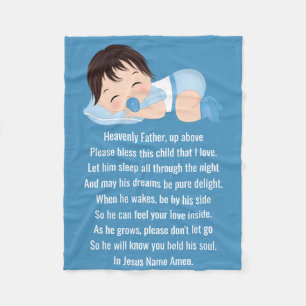 Prayer - Fleece Blanket, 60"x80" Blanket