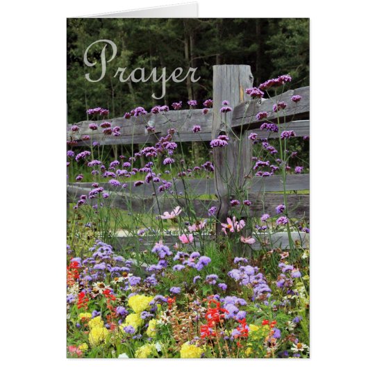 Prayer Flowers Card