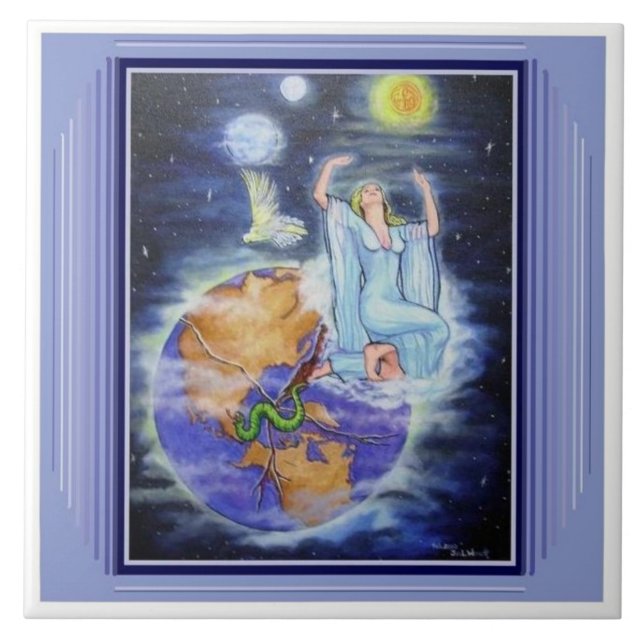 Prayer for a Planet tile (Front)