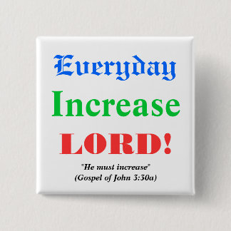 Prayer for Blessings 2 Inch Square Button