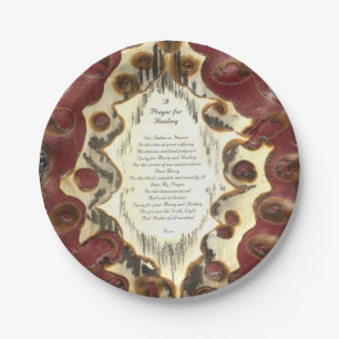 Prayer For Healing Paper Plate