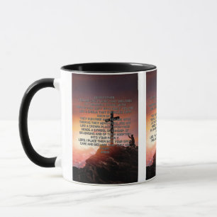 Prayer For Kids Protection Two-Tone Mug