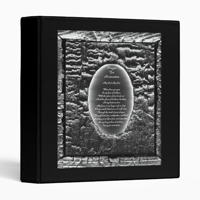Prayer for Restoration Binder (Front/Spine)