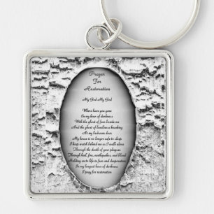 Prayer for Restoration Keychain