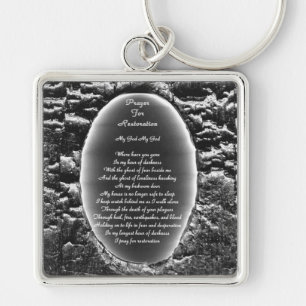 Prayer for Restoration Keychain