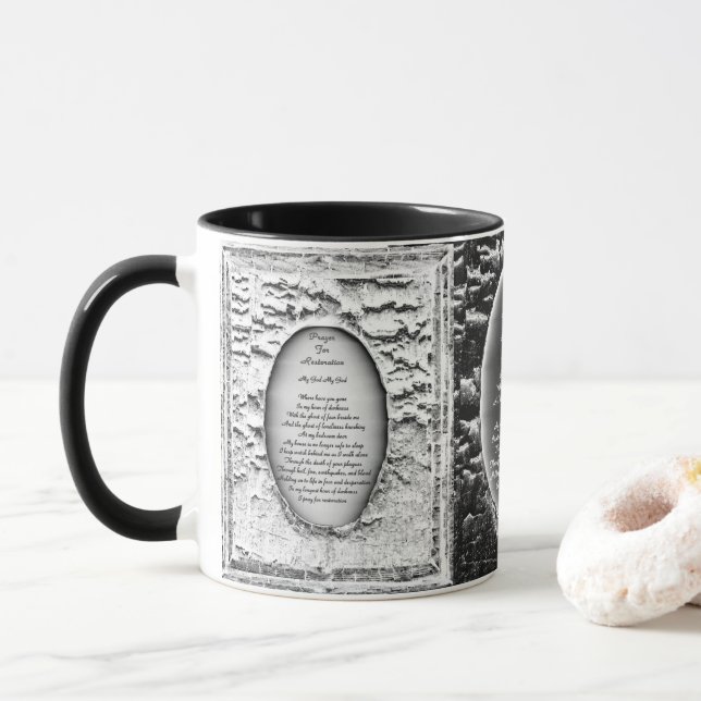 Prayer for Restoration Mug (With Donut)